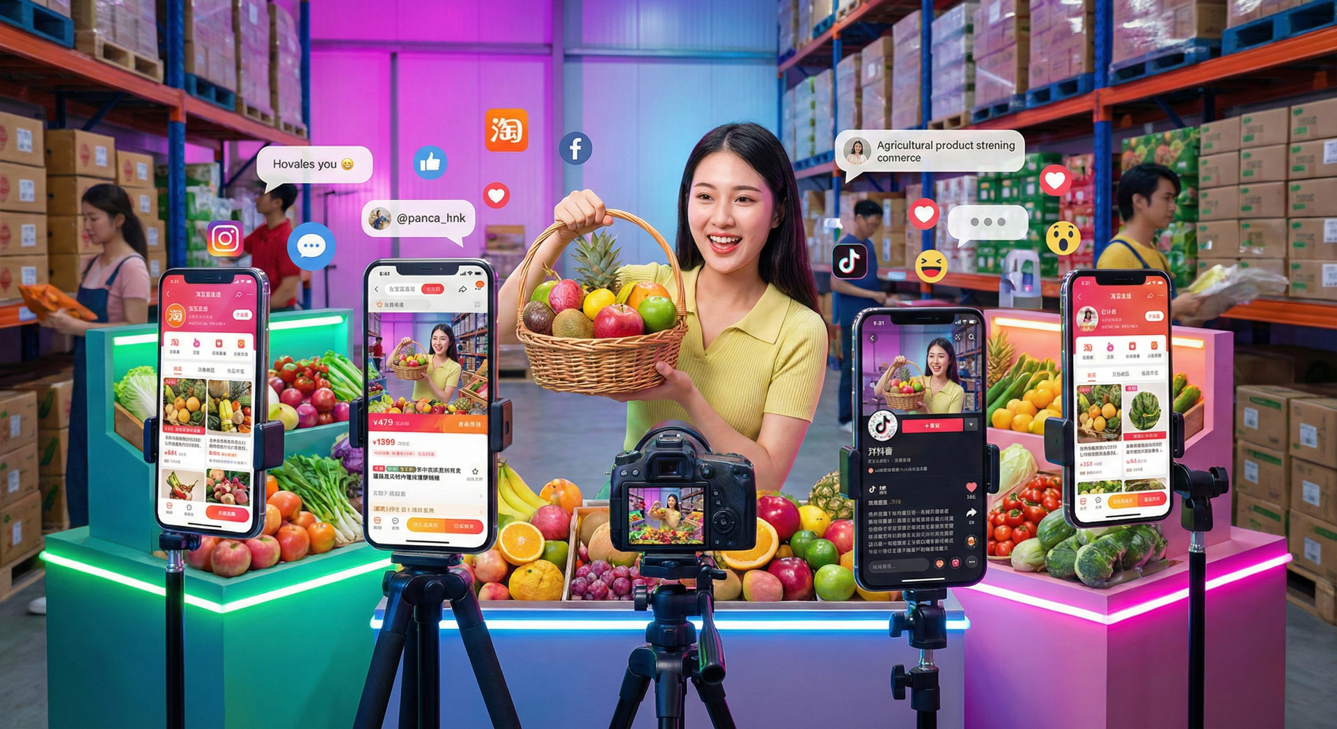 农产品多渠道营销推广系统